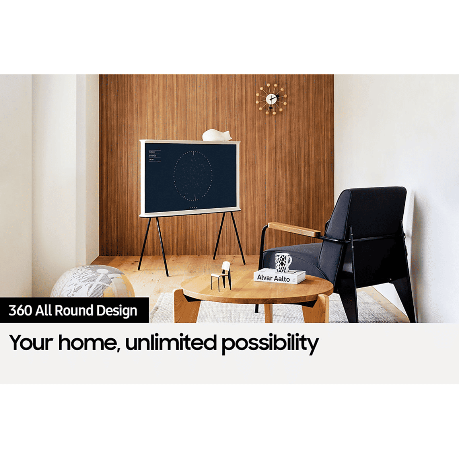 Buy SAMSUNG LS01B 138 cm (55 inch) QLED 4K Ultra HD Tizen TV with Matte